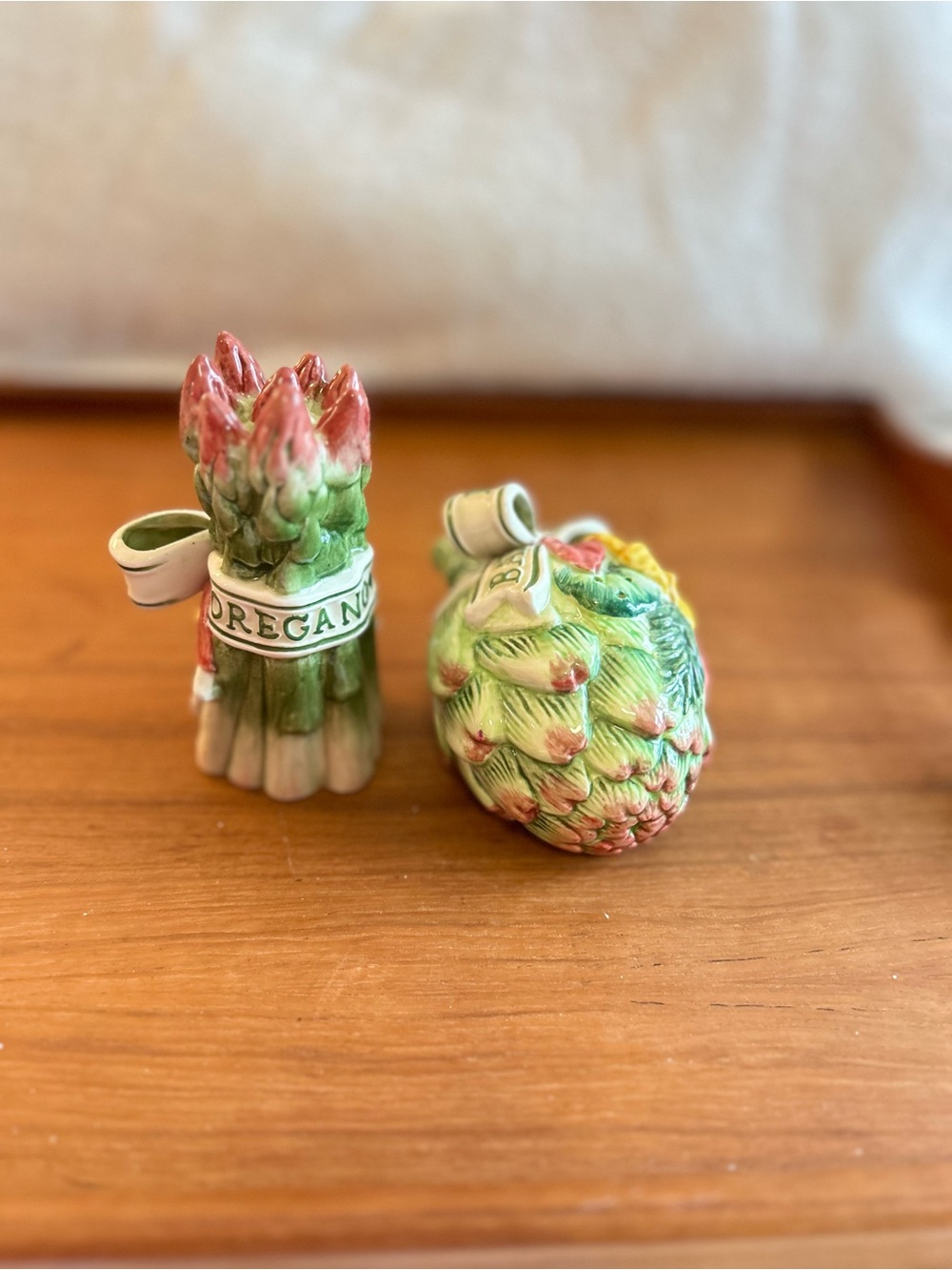Vintage Fitz & Floyd Garden Seasoning Salt & Pepper Shakers. - Picture 5 of 7